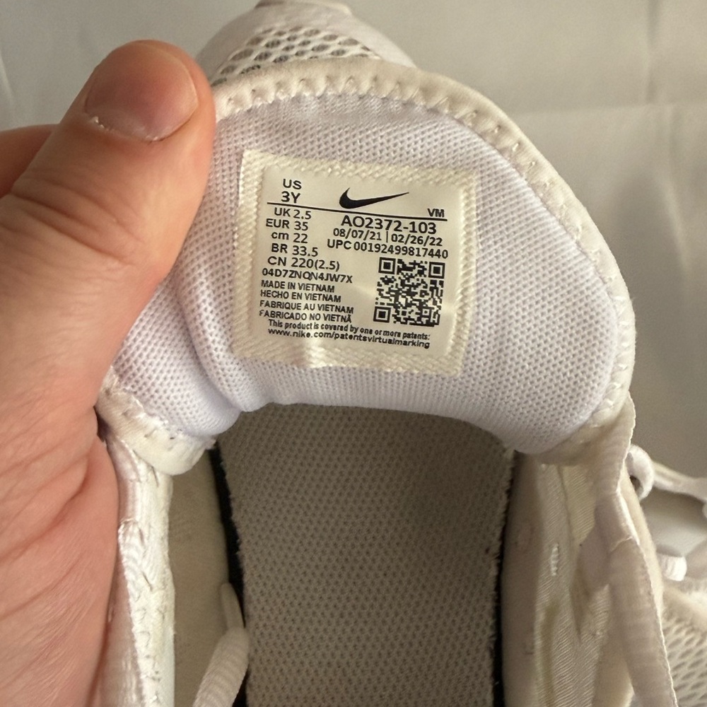 Nike Kids Air Max White Sneakers - Picture 5 of 6